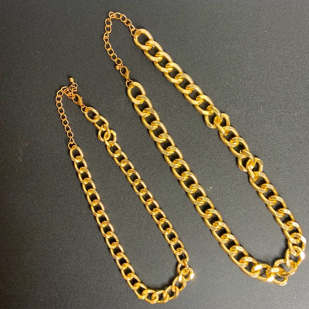 SHEIN Simple Chain Necklace Set